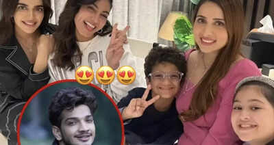 Sana Makbul enjoys a heartwarming visit with Munawar Faruqui's family