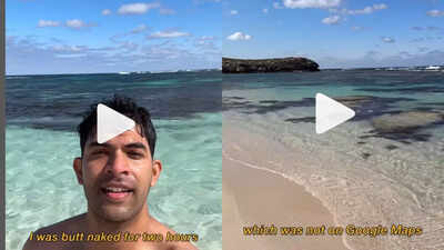 Indian man goes ‘skinny-dipping’ at an Australia's beach that isn’t even on Google Maps | Watch video