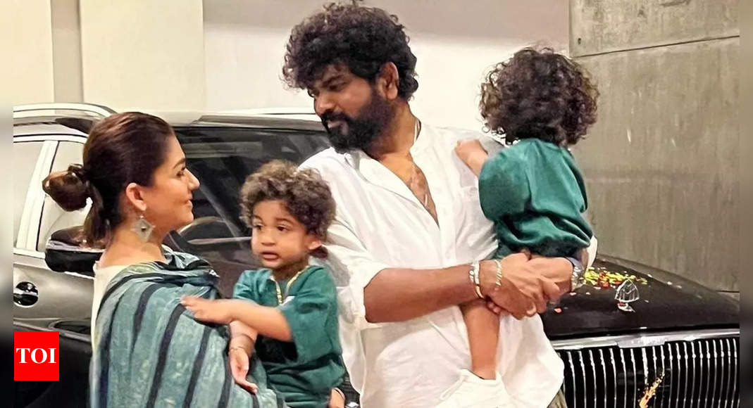 Nayanthara And Vignesh Shivan Were Spotted Celebrating Ayudha Pooja