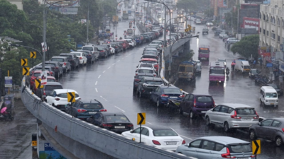 As heavy rain hits Chennai, car owners park 'on a high' to avoid flooding