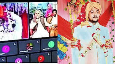 UP BJP neta’s son, bride from Pakistan say ‘qubool hai’ online