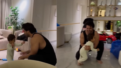Shoaib Ibrahim and Dipika Kakar shared the video of Ruhaan's first baby steps; former says 'It's the best feeling, bohot khushi hai'