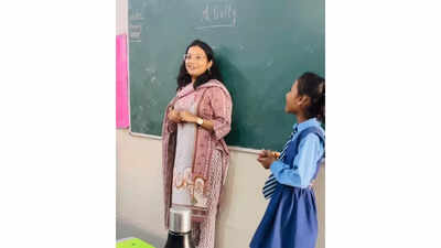 Watch: Teacher's innovative classroom trick to measure height is something you need to try