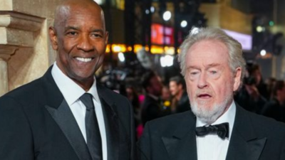 'Gladiator II' cast walks L.A. red carpet; Ridley Scott REACTS to Denzel Washington’s comments on gay kiss, says, 'That’s nonsense. It never happened'