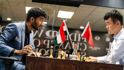 World Chess Championship: Gukesh holds with black; Ding leads 14-game match 1.5-0.5