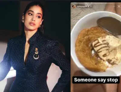 Janhvi wants someone to 'say stop' as she indulges on cookies, ice-cream