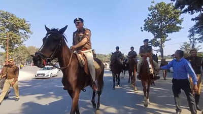 Guardians on hooves: Mounted police to ensure safety of devotees on mela campus in Prayagraj