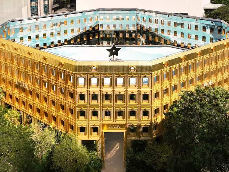 In pictures: 'Dior's Gold House' the most beautiful Dior store in the world