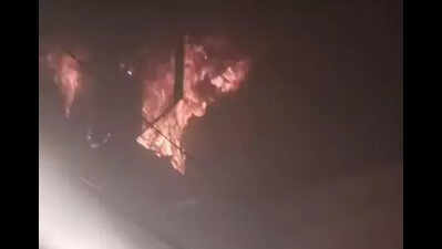 Fire on IIT-Kharagpur campus
