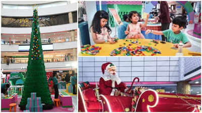 City mall partners with toy brand and sets up Christmas playground