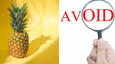 Foods you should avoid consuming with pineapple