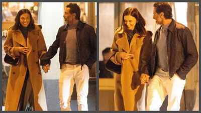 Hugh Jackman and Sutton Foster go public with their romance on a PDA-filled night - See photos