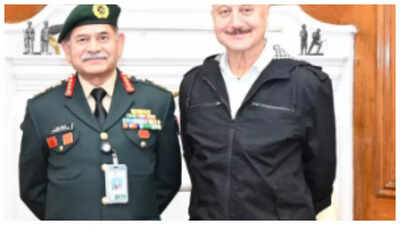 Anupam Kher feels grateful and calls it a moment to cherish forever as Army Chief applauds 'Vijay 69'
