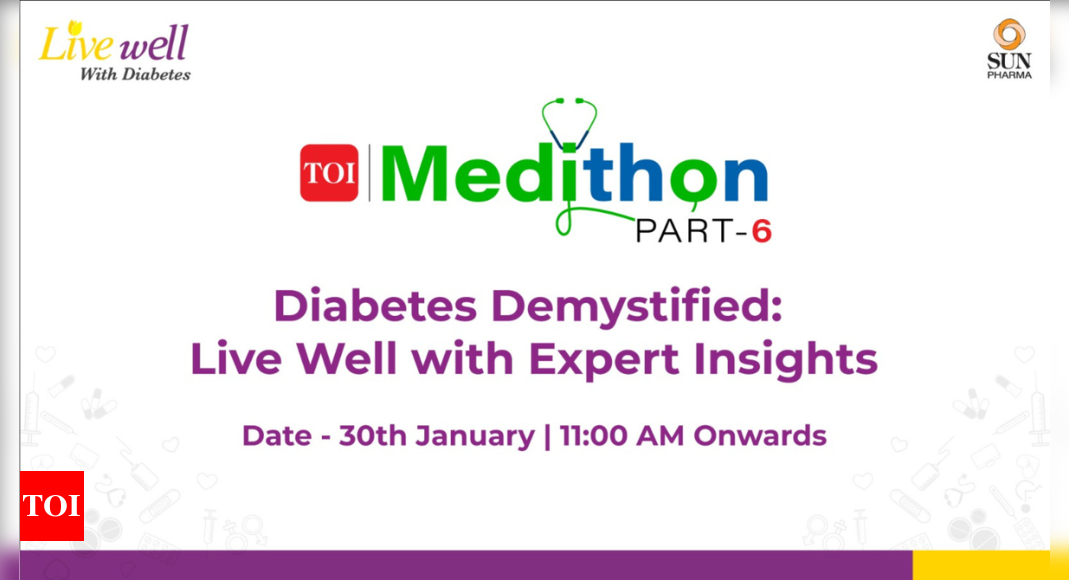 Is The Diabetes Epidemic Being Ignored Join Toi Medithon Part As