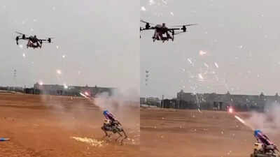 Watch | Viral robot dog vs. drone video stirs debate on autonomous warfare technology; “Humanity is doomed”