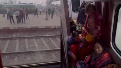 Watch | Maha Kumbh first AC passenger shares shocking visuals of overcrowding in train