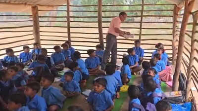 Watch: Chhattisgarh's Mutvendi village gets its first school under CM's 'Niyad Nellanar' scheme
