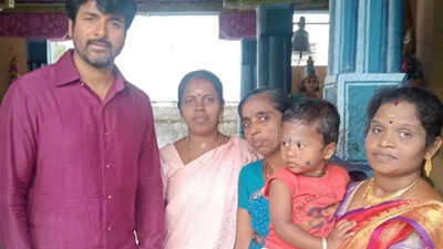 Sivakarthikeyan celebrates son Pavan's ear-piercing ceremony in Thiruveezhimizhalai with family