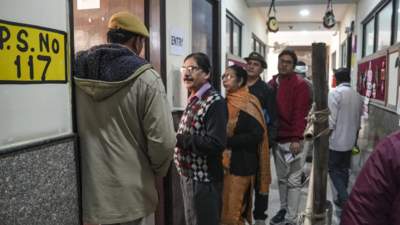 Delhi assembly elections 2025: As turnout dips, all eyes on Saturday score; votes cast lowest since 2008