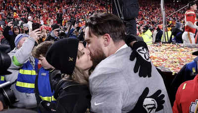 Taylor Swift sparks pregnancy rumours as Travis Kelce's friend revealed that Swift gasped as Kelce said the word “baby”