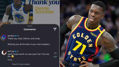 Dennis Schroder Takes a Cold-Blooded Jab in His Response to the Golden State Warriors?Farewell Post