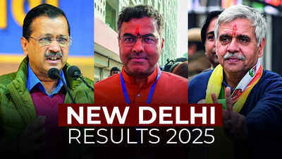 New Delhi election results 2025: Arvind Kejriwal loses seat to BJP's Parvesh Sahib Singh