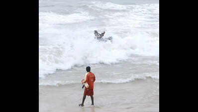 Lifeguards save lives and douse fire at Goa beaches
