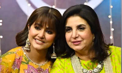 Hina Khan pens down an appreciation note for Farah Khan after shooting for Celebrity MasterChef; the latter says, "Amazed at your spirit"