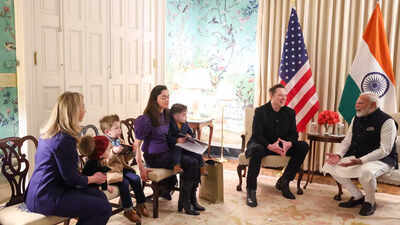 PM Modi meets Elon Musk, discusses technology and innovation with SpaceX CEO