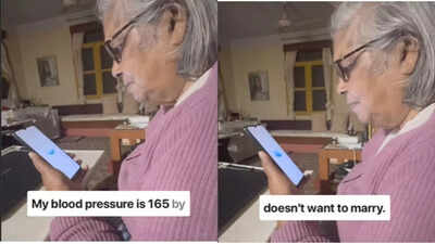 "My grandson is 28 and doesn't want to get married. Why?": Indian grandma’s ChatGPT query about grandson’s wedding melts hearts, video goes viral
