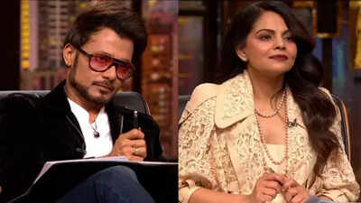 Shark Tank India 4: Anupam Mittal and Namita Thapar get into a fun banter; the latter teases, “Papa ke naam pe deal logi kya”
