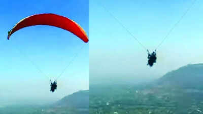'Strap in and hold on tight': Maharashtra juice seller paraglides to exam hall—clock is ticking and he’s hanging by a thread! Watch