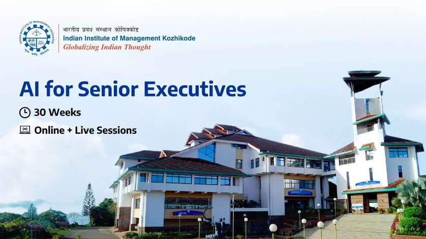 Shape the future of your organisation by mastering AI and innovation with the AI for Senior Executives Programme by IIM Kozhikode