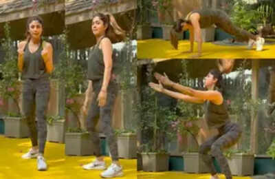 Shilpa Shetty 'unleashes her inner beast' with Gorilla jumps