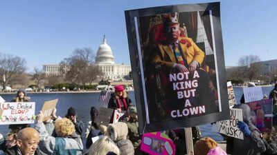 'Deport Musk, dethrone Trump': Thousands protest across US on President's Day