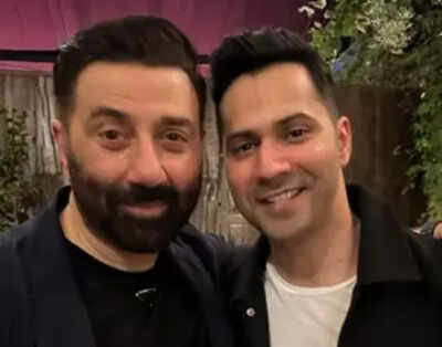 Sunny Deol, Varun Dhawan are battle ready atop a tank in BTS picture from Jhansi on sets of 'Border 2'