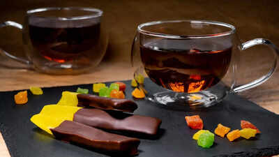 ​Chocolate paired with tea can outweigh the health benefits of wine