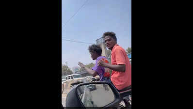 Actor’s film review video lands helmetless duo in soup