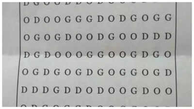 Optical illusion: Only a genius can find the word “DOG” in 5 seconds