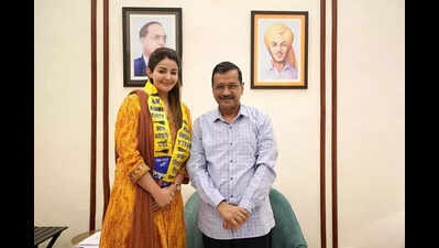 Roots in Delhi protest, Punjabi artist Sonia Mann joins AAP