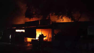 Supermarket in Coimbatore gutted in major fire, probe on