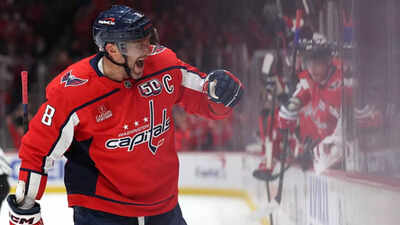 Capitals Alex Ovechkin is chasing Wayne Gretzky's 894-goal NHL record, makes history with hat trick during Sunday's 7–3 win over the Oilers