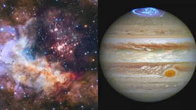 NASA reveals 6 stunning cosmic views featuring glowing nebulae and distant galaxies