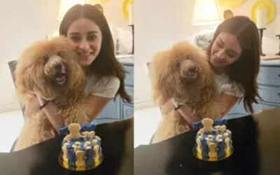Ananya Panday celebrates first birthday of her 'baby jaan' Riot