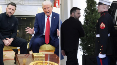'He can come back when he is ready for peace': Zelenskyy leaves White House after Trump cuts short talks after Oval Office blow up