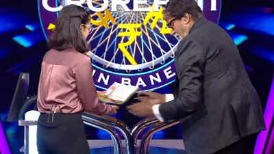 Kaun Banega Crorepati 16: Contestant Zoha requests host Amitabh Bachchan to sign her journal which she made on KBC