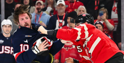 "Why Do You Always Pick The Tallest Guy?" scared J. T. Miller's wife, Natalie Miller, voiced her worry in the Never Offside with Julie & Cat show