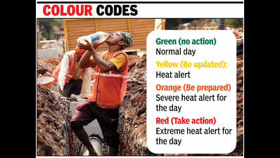 IMD issues yellow alert for heat today, tomorrow, temp to hit 37C