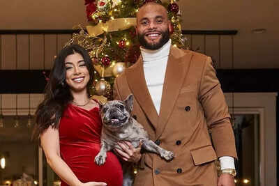 Dak Prescott and fiancee Sarah Jane Ramos share a heartwarming family moment with their daughter amid NFL announcements