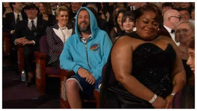 Oscars 2025 moment: Conan O’ Brien tells Adam Sandler, “For such an event, it is important that everyone is properly dressed”